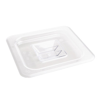 Vogue Polycarbonate 1/6 Gastronorm Lid Clear - Click to Enlarge