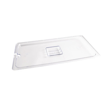 Vogue Polycarbonate 1/1 Gastronorm Lid Notched - Click to Enlarge
