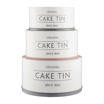 Mason Cash Innovative Kitchen Collection Set of 3 Cake Storage Tins - Click to Enlarge