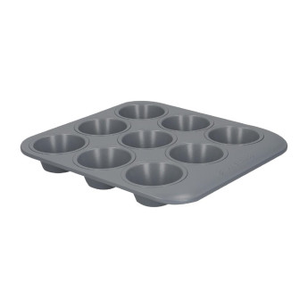 MasterClass Smart Ceramic Non-Stick Nine Hole Muffin Tin - 24x22x3.5cm - Click to Enlarge