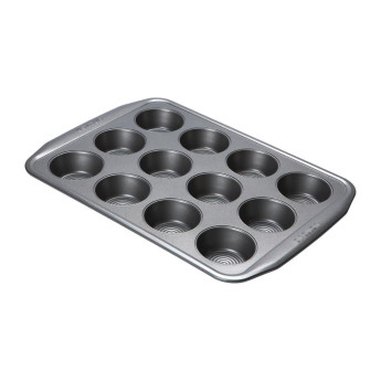 Circulon Carbon Steel Muffin Tin 12 Cup - Click to Enlarge