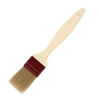 Matfer Bourgeat Pastry Brush Natural Flat Bristles 4.5cm - Click to Enlarge