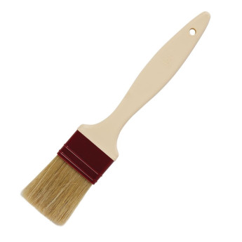 Matfer Bourgeat Pastry Brush Natural Flat Bristles 5cm - Click to Enlarge