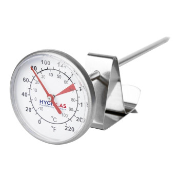 Hygiplas Coffee Milk Thermometer 5in - Click to Enlarge