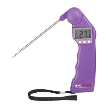 Hygiplas Easytemp Colour Coded Purple Thermometer - Click to Enlarge