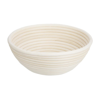Vogue Rattan Proving Basket Round 220x80mm - Click to Enlarge
