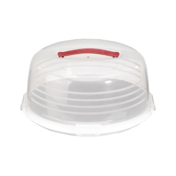 Curver Round Cake Box White 350mm - Click to Enlarge