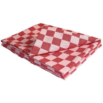 Vogue Chef Tea Towel Red - Click to Enlarge