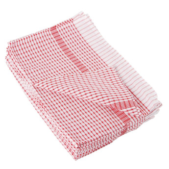 Vogue Wonderdry Red Tea Towels (Pack of 10) - Click to Enlarge