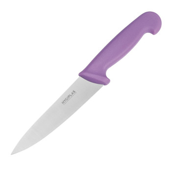 Hygiplas Cooks Knife Purple 15.9cm - Click to Enlarge