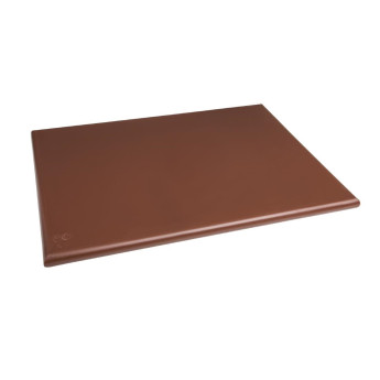 Hygiplas Extra Thick High Density Brown Chopping Board - Click to Enlarge