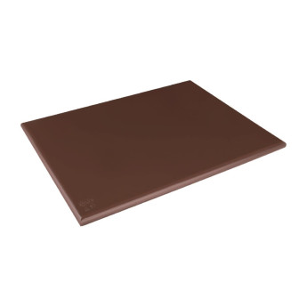Hygiplas Extra Thick Low Density Brown Chopping Board Large - Click to Enlarge