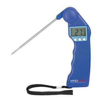 Hygiplas Easytemp Colour Coded Blue Thermometer - Click to Enlarge