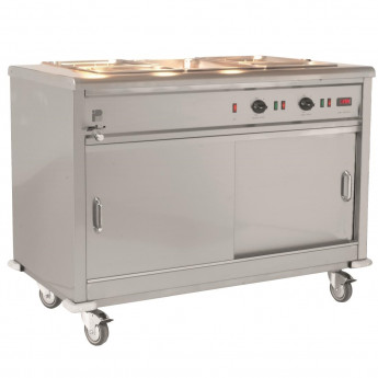 Parry Mobile Servery with Bain Marie Top MSB - Click to Enlarge