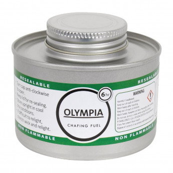 Olympia Liquid Chafing Fuel With Wick 6 Hour (Pack of 12) - Click to Enlarge