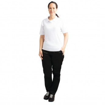 Ladies Polo Shirt White - Click to Enlarge