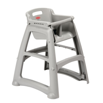 Rubbermaid Sturdy Stacking High Chair Platinum - Click to Enlarge