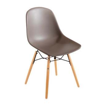 Bolero Arlo Side Chair Coffee (Pack 2) - Click to Enlarge