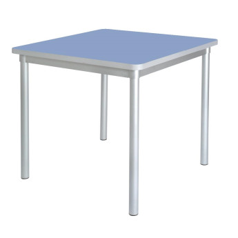 Gopak Enviro Indoor Campanula Blue Square Dining Table 750mm - Click to Enlarge