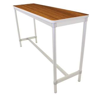 GoPak Enviro Indoor High Table Teak Effect - Click to Enlarge