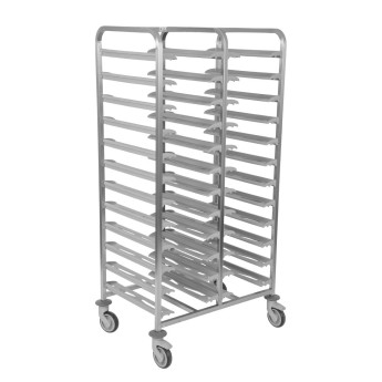 Matfer Bourgeat 24 Tray Cafeteria Trolley Grey - Click to Enlarge