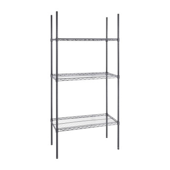 Essentials 3 Tier Coated Shelving Unit 1820 x 915 x 457mm - Click to Enlarge