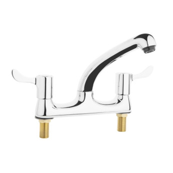 Vogue Twin Mixer Lever Deck Tap - Click to Enlarge