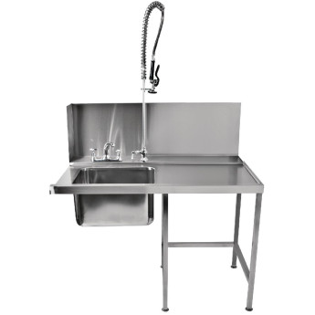 Classeq Pass-Through Dishwasher Table with Spray Mixer T11SENR - Click to Enlarge