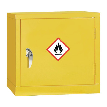 Hazardous Substance Cabinet Single Door Yellow 5Ltr - Click to Enlarge