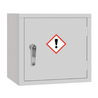 COSHH Cabinet Single Door Grey 3Ltr - Click to Enlarge