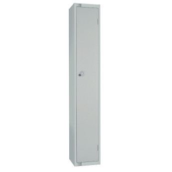 Elite Single Door 300mm Deep Lockers Grey - Click to Enlarge
