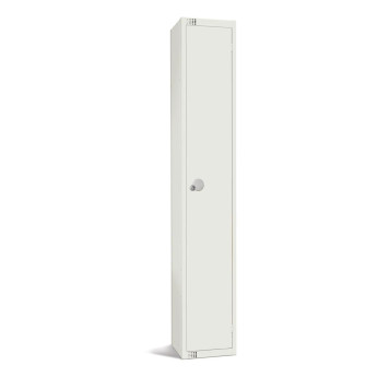 Elite Single Door 450mm Deep Lockers White - Click to Enlarge