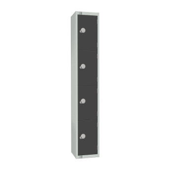 Elite Four Door 450mm Deep Lockers Graphite Grey - Click to Enlarge
