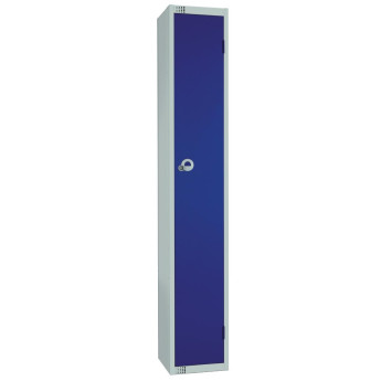 Elite Single Door 450mm Deep Lockers Blue - Click to Enlarge