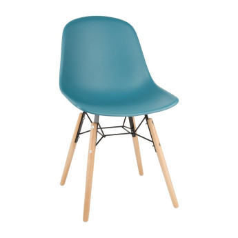 Bolero Arlo Side Chairs Teal (Pack of 2) - Click to Enlarge