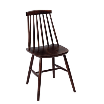 Fameg Farmhouse Angled Side Chairs Walnut Effect (Pack of 2) - Click to Enlarge
