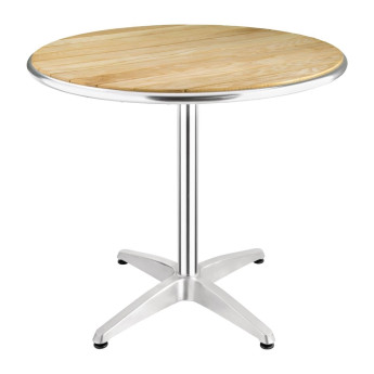 Bolero Ash Wood Tabletop Round 800mm - Click to Enlarge