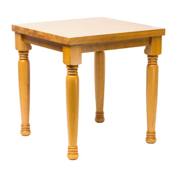 Cotswold Soft Oak Square Dining Table 700x700mm - Click to Enlarge