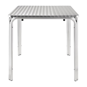 Bolero Square Stacking Table Stainless Steel 700mm - Click to Enlarge
