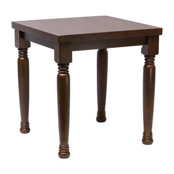 Cotswold Dark Wood Square Dining Table 700x700mm - Click to Enlarge