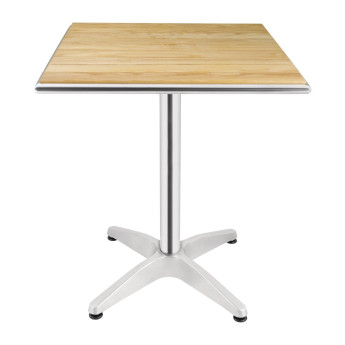 Bolero Ash Top Table Square 600mm (Single) - Click to Enlarge