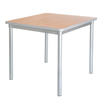 Gopak Enviro Indoor Beech Effect Square Dining Table 750mm - Click to Enlarge