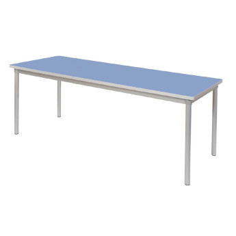 Gopak Enviro Indoor Campanula Blue Rectangle Dining Table 1800mm - Click to Enlarge
