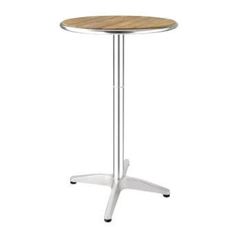 Bolero Ash Round Poseur Height Table 600mm - Click to Enlarge