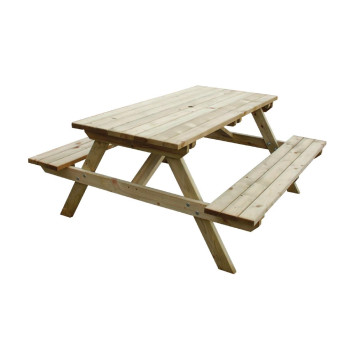 Rowlinson Wooden Picnic Bench 5ft - Click to Enlarge