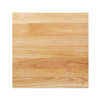 Bolero Pre-drilled Square Table Top Natural 700mm - Click to Enlarge