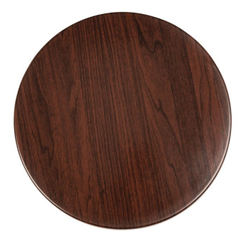 Bolero Pre-drilled Round Table Tops Dark Brown - Click to Enlarge
