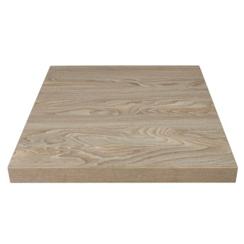 Bolero Pre-drilled Square Tabletops Antique Natural - Click to Enlarge