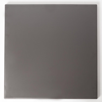 Werzalit Pre-drilled Square Table Top Dark Grey 700mm - Click to Enlarge