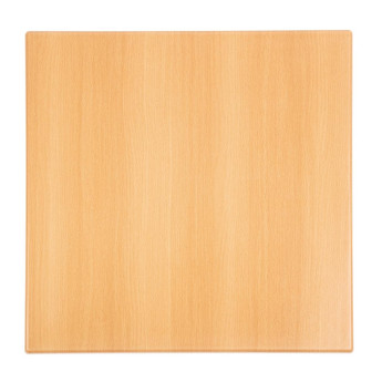 Bolero Pre-drilled Square Tabletops Beech Effect - Click to Enlarge